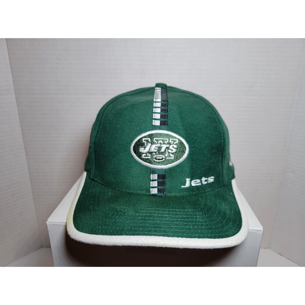 Vintage New York Jets‎ NFL Pro Line Logo Athletic One Strapback Baseball Hat Cap